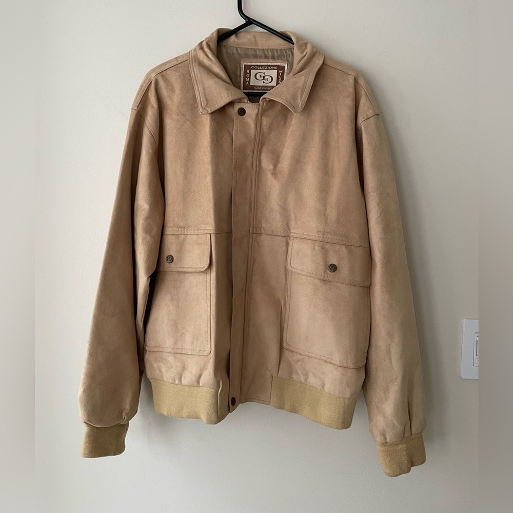 COLLEZIONE ROMA MADE IN ITALY SUEDE JACKET